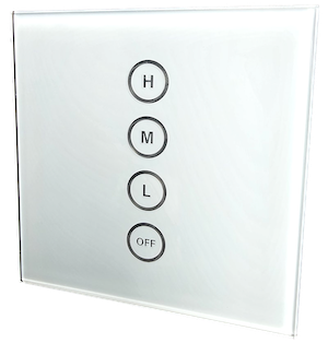 3-Stufen-Schalter für Rohrventilatoren