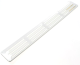 Aluminium-Lamellengitter Aufputz 650 x 65 mm – WEISS (1-6506W)thumbnail