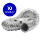 Flexibler Lüftungsschlauch unisoliert - Aluminium - Ø 80mm - Länge 10 Meterthumbnail