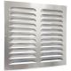 Aluminium Lüftungsgitter (große Lamelle) Aufputz 500 x 500 mm – ALU (6-5050A)thumbnail