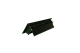 Bodenrost mit Volumenregler - 305 x 57mm - Pulverstruktur - Stahl - schwarz - RAL9005thumbnail