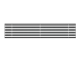 Einbaufähiges rahmenloses Lüftungsgitter - 100x50mm - für Kanal 110 x 55mmthumbnail