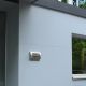 Design-Wetterschutzgitter PREMIUM LINE -DELTA- Ø 125 mm mit grobmaschigem Draht – Edelstahlthumbnail