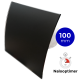 Pro-Design Badlüfter - mit Nachlauf (KW100T) - Ø100 mm - gewölbtes GLAS - matt Schwarzthumbnail