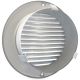 Rundes Lüftungsgitter mit Anschlussrohr Ø 150 mm Gebürsteter Edelstahlthumbnail