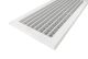 Wandgitter VTA-8110D (EINBAU) Stahl – 400 x 100 mm – mit verstellbaren Doppellamellenthumbnail