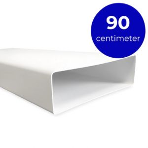 Kunststoff rechteckiger Kanal 220 x 90 mm (Länge 90cm)