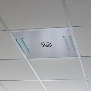 Airfixr-Panel-Luftreiniger für Systemdecke – Edelstahl