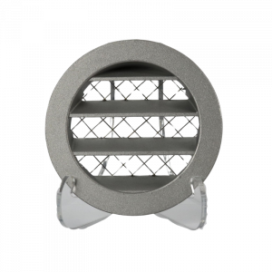 Rundes Lüftungsgitter Aluminium Ø 80 mm mit grobmaschigem Draht – hohe Durchlässigkeit