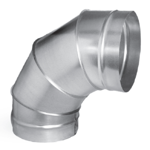 Bogen 90º für Wickelfalzrohr Ø 355mm - Segment