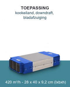 PuriVent DOMINO Filter für Kochfeld mit integriertem Dunstabzug – 400 m3/h – 220 x 90 mm PuriVent DOMINO Filter für Kochfeld mit integriertem Dunstabzug – 400 m3/h – 220 x 90 mm