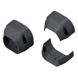 Klimaanlage Endstück - SCHWARZ (SE-77-K)