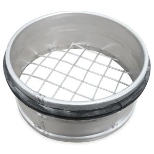 Rohrgitter mit Dichtung (Flanschbuchse mit grobmaschigem Draht) Ø 150 mm