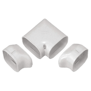 Gedrehte Kurve 90 Grad - WEISS (SN-77-W) Gedrehte Kurve 90 Grad - WEISS (SN-77-W)