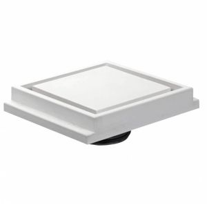 SQUARE - einbaubares rahmenloses Ventil - Ø125mm - ZU- & ABFUHR