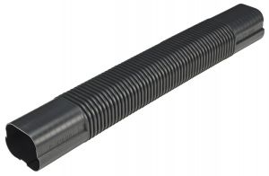 Klimaanlage flexibler Kanal - Länge 500mm - Anthrazit (SF-77-500-A)