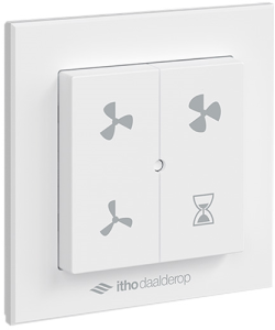 Itho RFT drahtlose Fernbedienung WEISS für CVE Wohnhausventilatoren (04-00160)