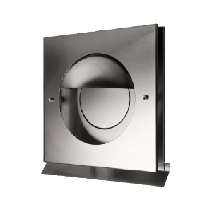 Design Fassadenabdeckung PREMIUM-LINE - KAPPA - Ø 125mm - Edelstahl