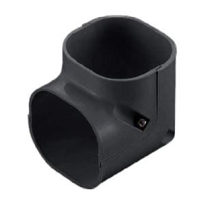 Kurze Steigungskurve 90 Grad Klimaanlage - SCHWARZ (SCM-77-K)