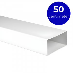 Flachkanal Kunststoff 110 x 55 mm (Länge 0,5 m)