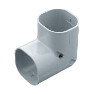 Klimaanlage lange aufsteigende Kurve 90 Grad - GRAU (SC-77-G)