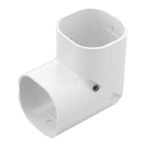 Klimaanlage lange aufsteigende Kurve 90 Grad - WEISS (SC-77-W)