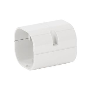Anschlussdose für Kabelrinnen WEISS (NS-75)