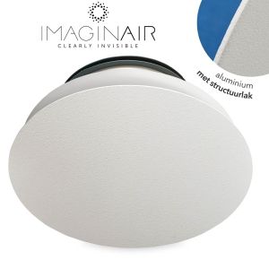 Tellerventil Design Small - Abluft und Zuluft - Ø 125 mm - weiß RAL9003