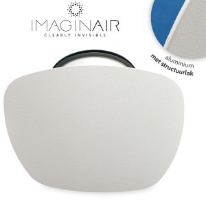 Tellerventil Design Square - Abluft und Zuluft - Ø 125 mm - weiß RAL9003