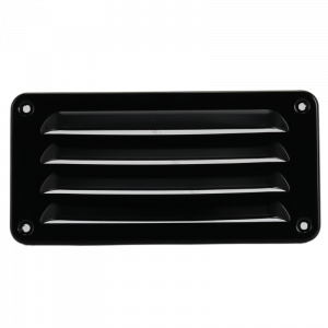 Aluminium-Lamellengitterrost Aufbaumontage 180 x 90 mm -  SCHWARZ (1-1809Z)