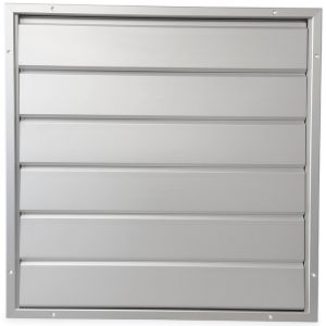 Lamellengitter Aufputz – 655 x 655 mm – große Lamellen (12HD-6666AA)