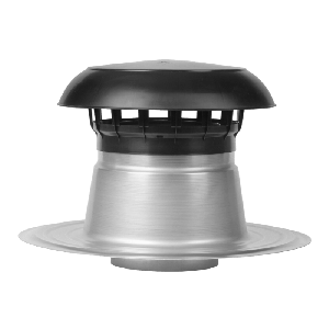 Flachdachentlüftung doppelwandig mit Kunststoffkappe Ø 250mm