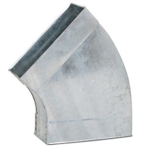 Flachkanalbogen 45° horizontal - 170mm x 70mm
