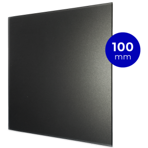 Design-Lüftungsgitter quadratisch (Abluft & Zuluft) Ø100 mm – GLAS flach – matt Schwarz Design-Lüftungsgitter quadratisch (Abluft & Zuluft) Ø100 mm – GLAS flach – matt Schwarz