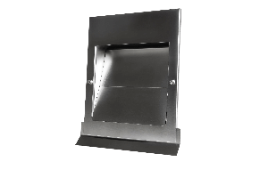 Design Fassadenabdeckung PREMIUM LINE - SIGMA - Ø 125mm - Edelstahl