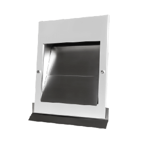 Design Fassadenkappe PREMIUM LINE - SIGMA - Ø 150mm - WEISS