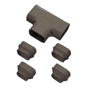 Klimaanlage T-Stück - BRAUN (ST-77-B)