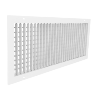 Wandgitter VTA-8110D (Einbau) aus Stahl – mit doppelt verstellbaren Lamellen Wandgitter VTA-8110D (Einbau) aus Stahl – mit doppelt verstellbaren Lamellen