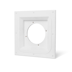 Wallflow Einbau-Lüftungsmodul quadratisch - für verputzbares Lüftungsventil - Ø 125mm