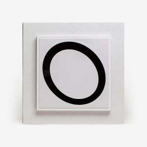 Whisper einstellbares Designventil - OVAL - 125mm - Zuluft/Abluft - Weiß - mit Plenum