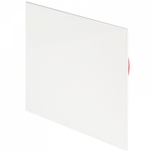 Whisper Design Quadrat Tellerventil Kunststoff - Abluft und Zuluft - WEISS RAL9016 - Ø 125mm