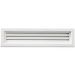 Türgitter Aluminium LxH 430 x 80mm - WEISS (G31-4207W) 
