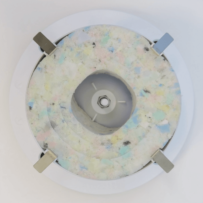 Duco Ducovent Design quadratisches Belüftungsventil weiß (RAL9016) Ø125mm