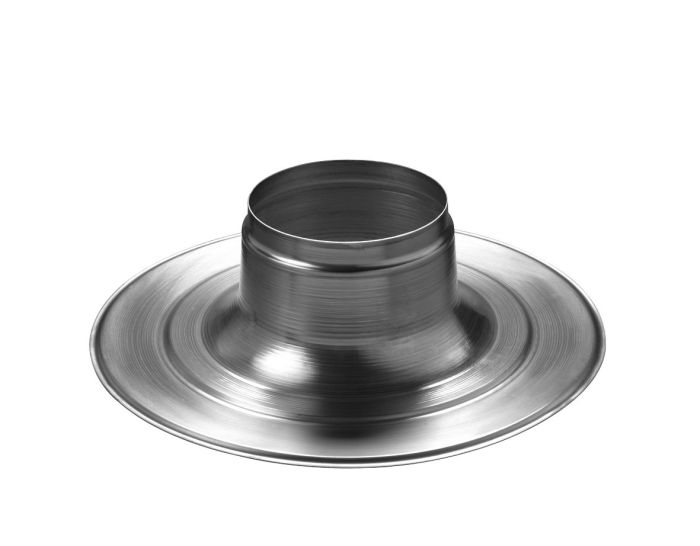 Klebeplatte Aluminium 130 für Rohrdachlüfter Orcon (0146153)