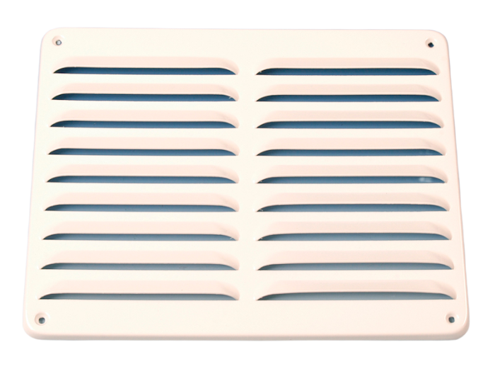 Aluminium Lüftungsgitter 245 x 195mm - WEISS (1-2520W) Aluminium Lüftungsgitter 245 x 195mm - WEISS (1-2520W)
