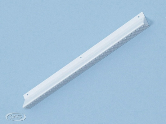 Aluminium Lüftungshaube für Aufbaumontage 300 x 30mm - WEISS (1-3003W)