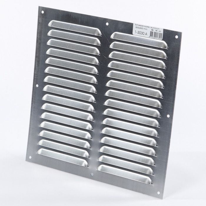 Aluminium Lüftungsgitter Aufbaumontage 300 x 300mm - ALU (1-3030A) Aluminium Lüftungsgitter Aufbaumontage 300 x 300mm - ALU (1-3030A)