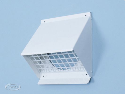 Aluminium Wetterschutzgitter – hohe Durchlässigkeit (geeignet für WRG) – für 160mm bis 180mm Rohr – Weiß Aluminium Wetterschutzgitter – hohe Durchlässigkeit (geeignet für WRG) – für 160mm bis 180mm Rohr – Weiß