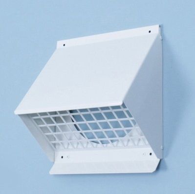 Aluminium Wetterschutzgitter – hohe Durchlässigkeit (geeignet für WRG) – für 160mm bis 180mm Rohr – Weiß Aluminium Wetterschutzgitter – hohe Durchlässigkeit (geeignet für WRG) – für 160mm bis 180mm Rohr – Weiß
