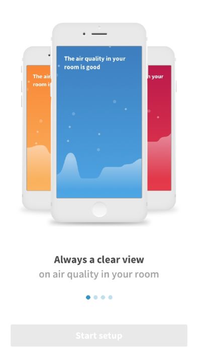 Renson Waves Badezimmer/WC-Ventilator - app-gesteuert - Geruchs-, Feuchtigkeits- und CO2-Sensor - Ø 100/125mm
